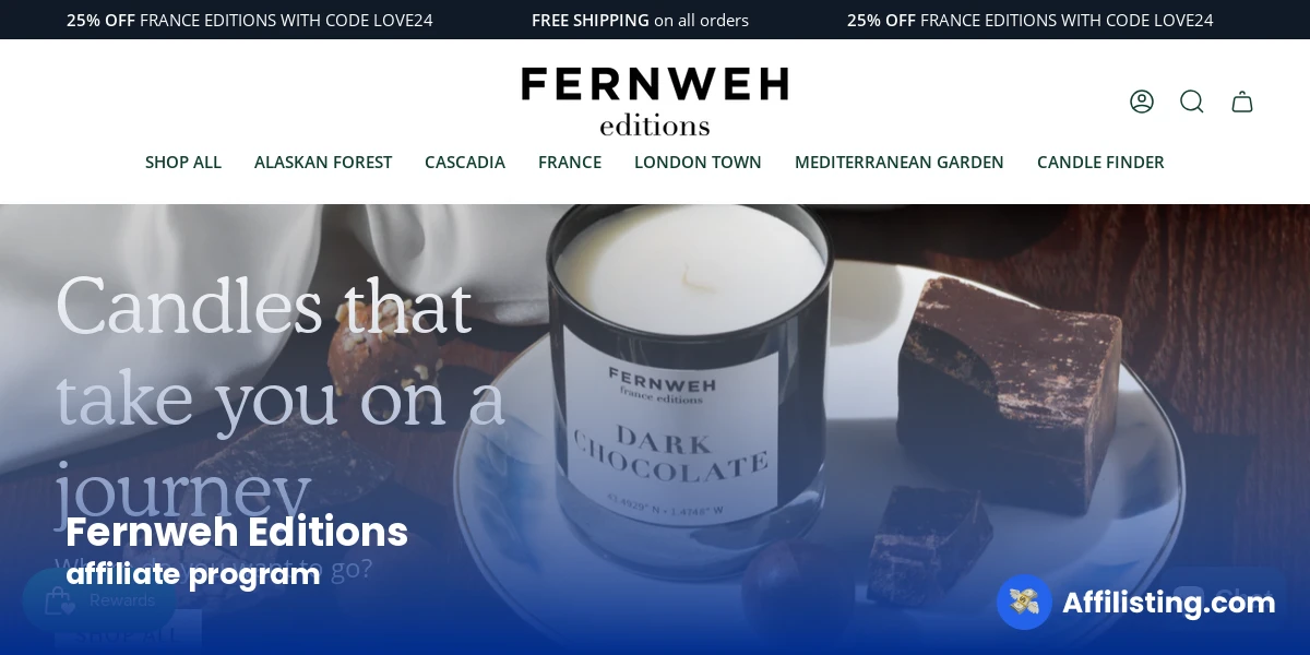 Fernweh Editions affiliate program