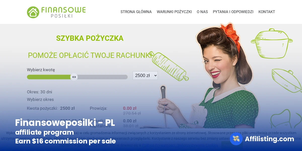 Finansoweposilki - PL affiliate program