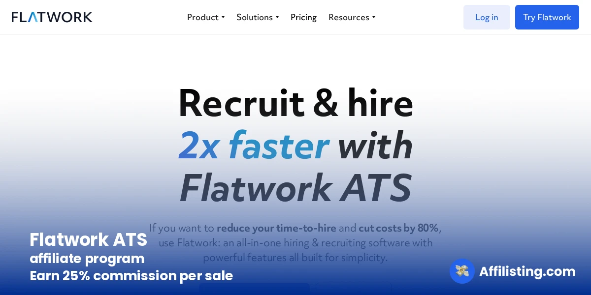 Flatwork ATS affiliate program