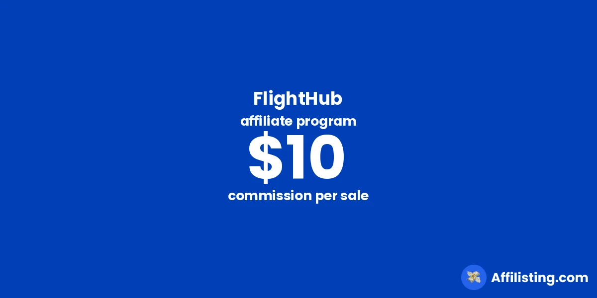 FlightHub affiliate program