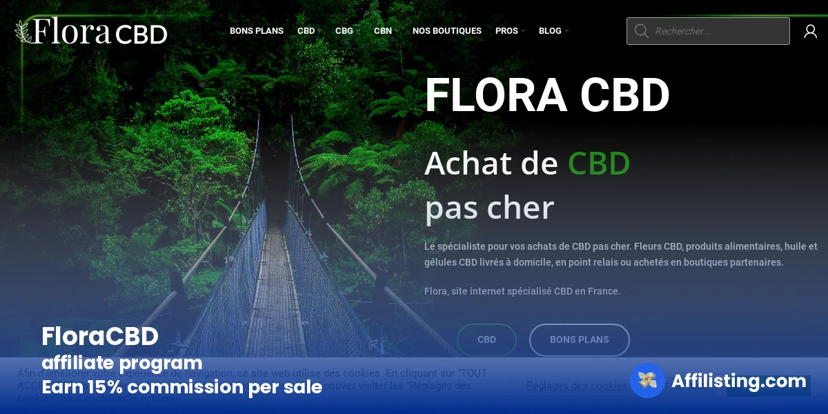 FloraCBD affiliate program