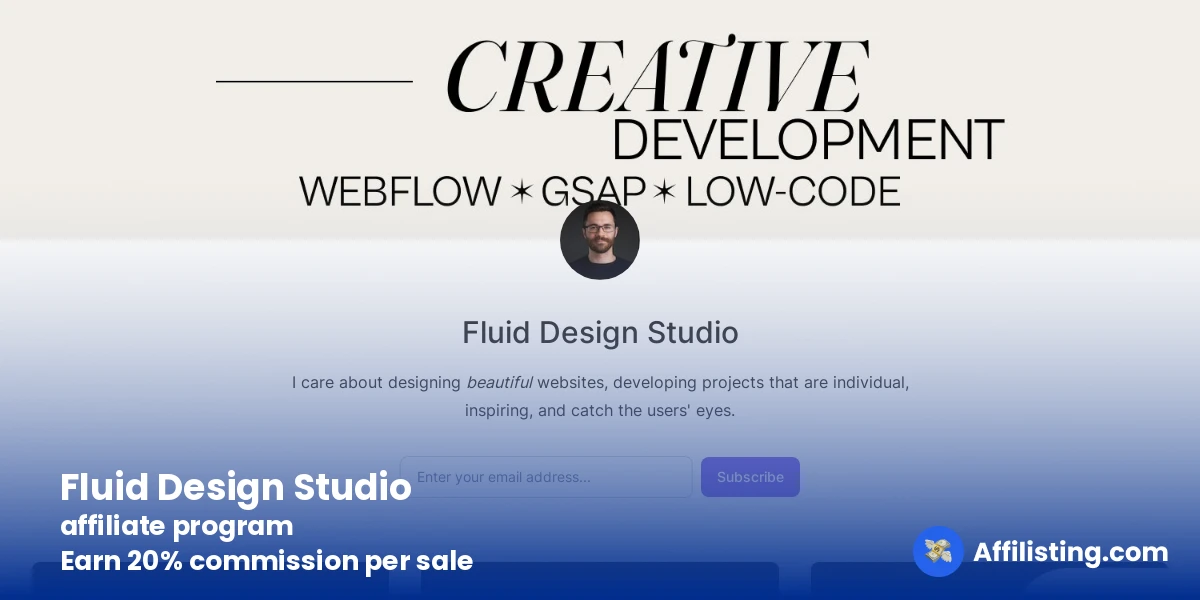 Fluid Design Studio affiliate program