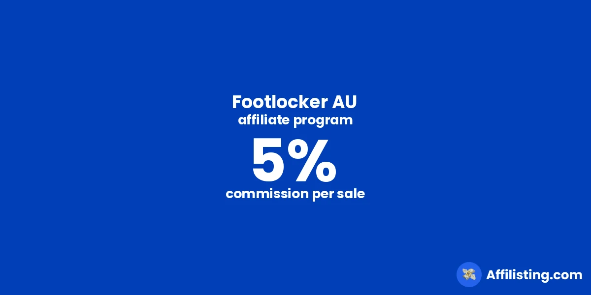 Footlocker AU affiliate program