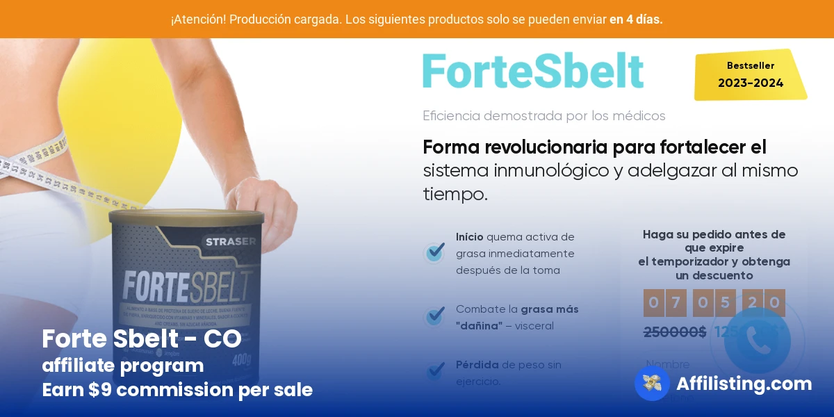 Forte Sbelt - CO affiliate program