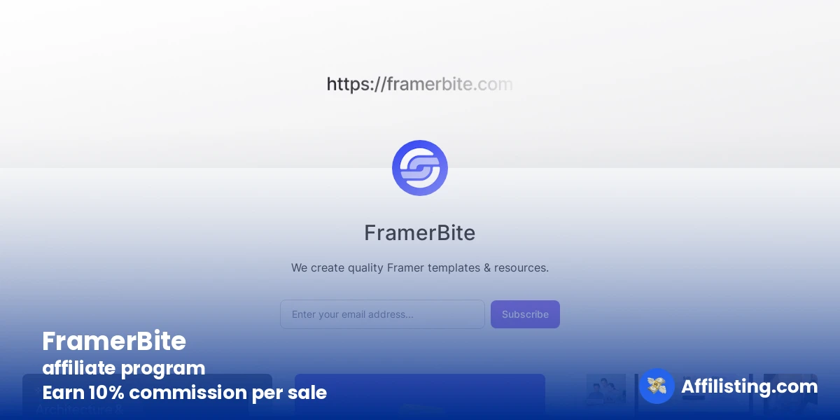 FramerBite affiliate program