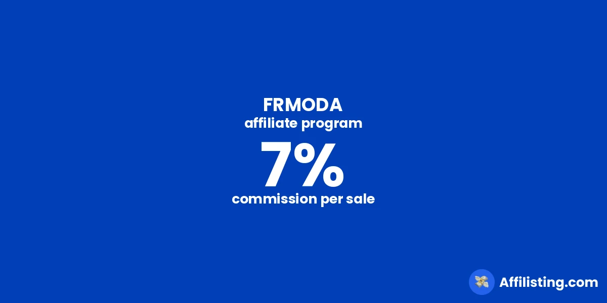 FRMODA affiliate program