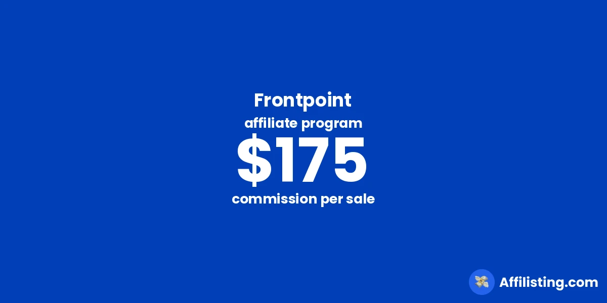 Frontpoint affiliate program