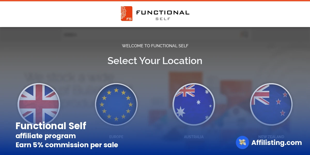 Functional Self affiliate program