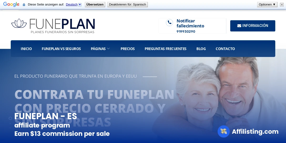 FUNEPLAN - ES affiliate program