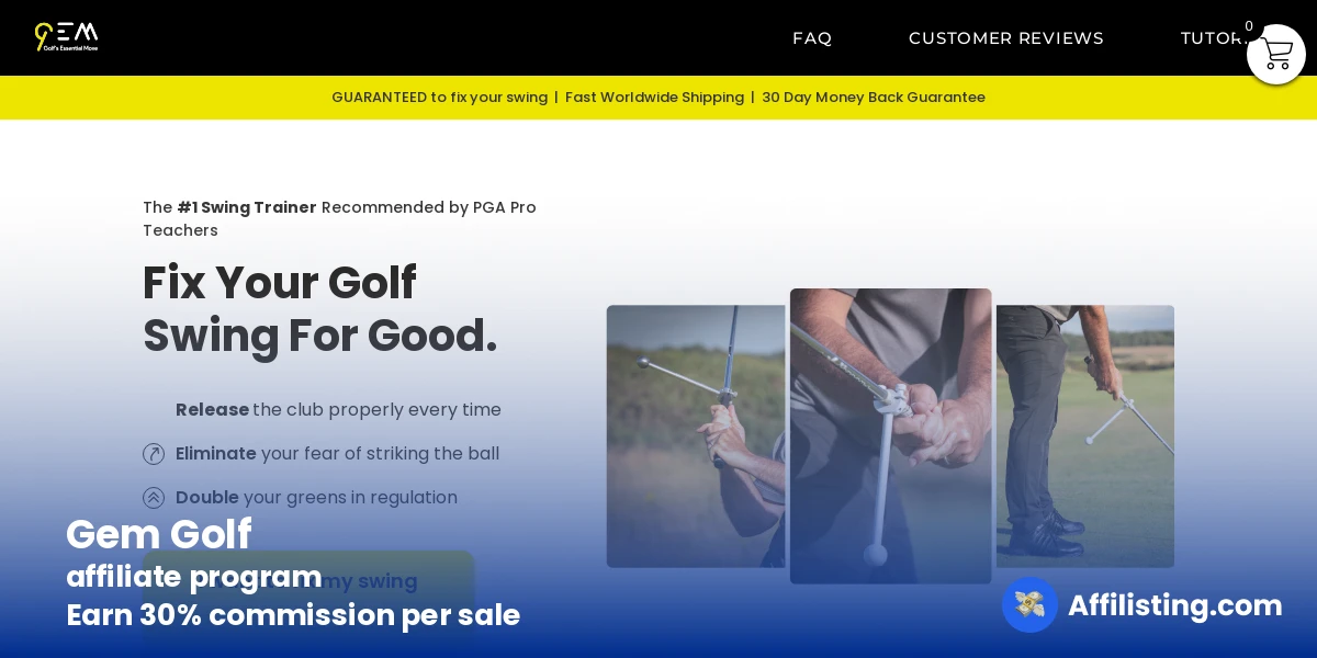 Gem Golf affiliate program