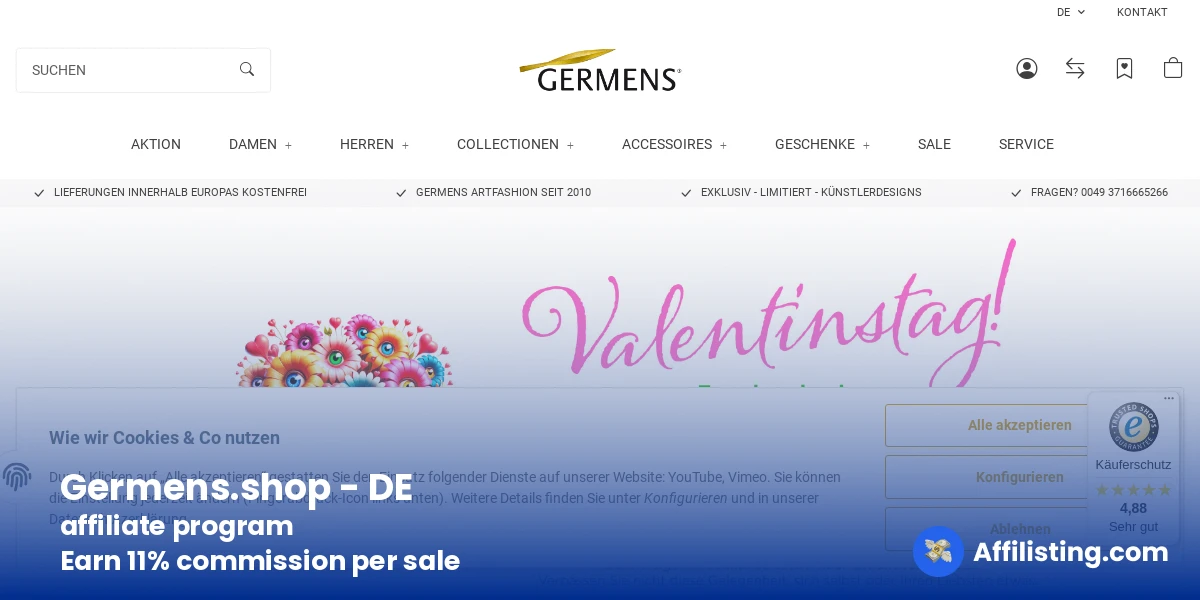 Germens.shop - DE affiliate program