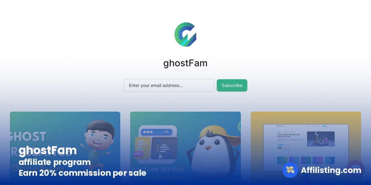 ghostFam affiliate program