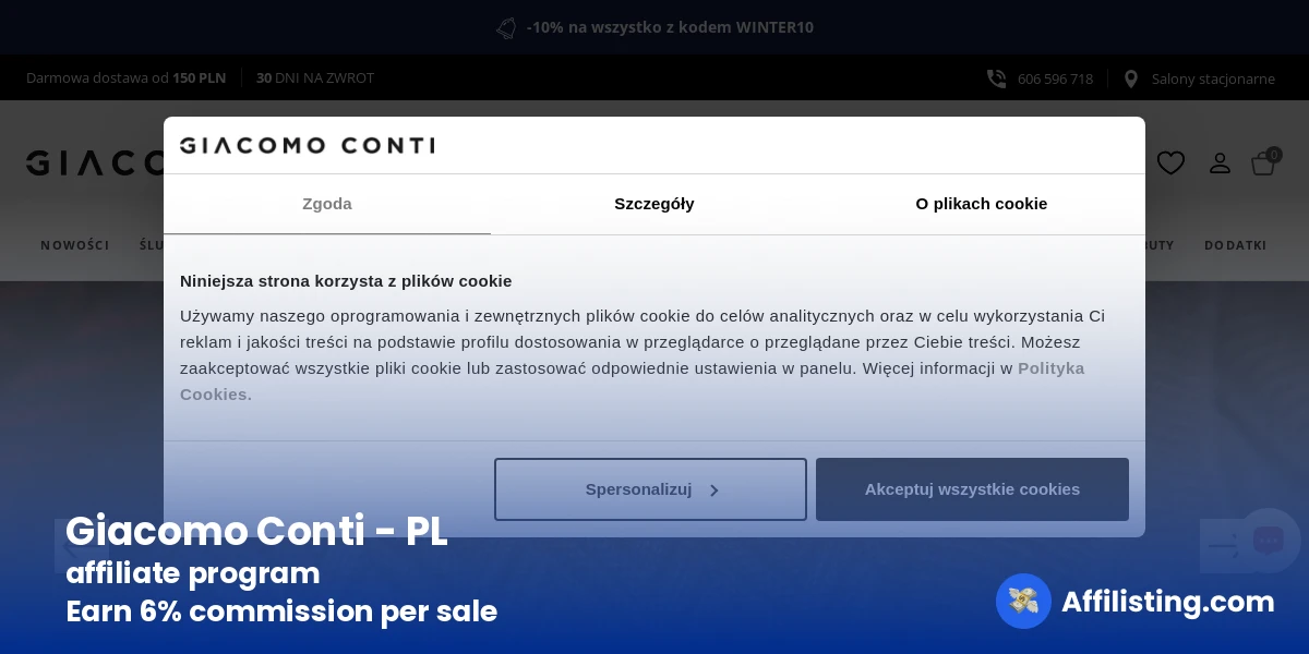 Giacomo Conti - PL affiliate program