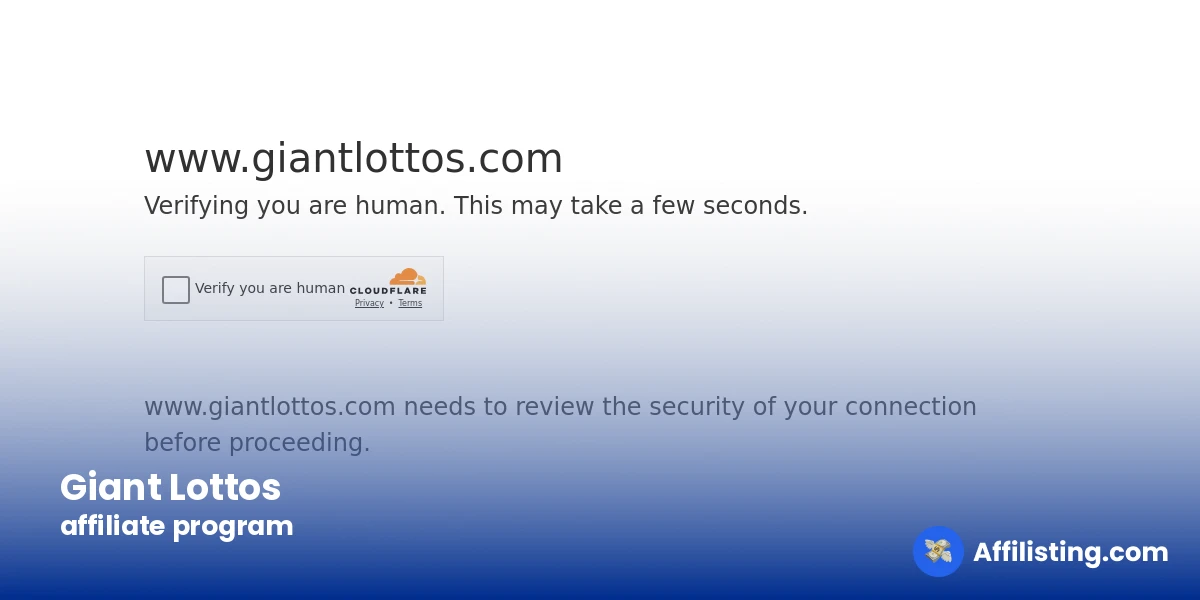 Giant Lottos affiliate program