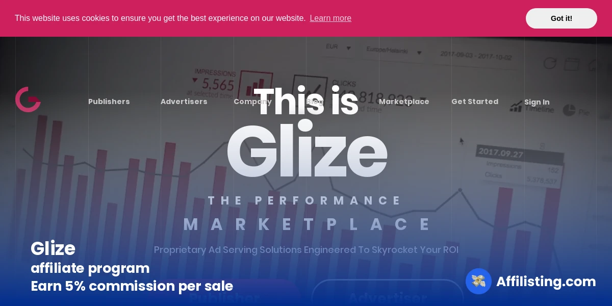 Glize affiliate program