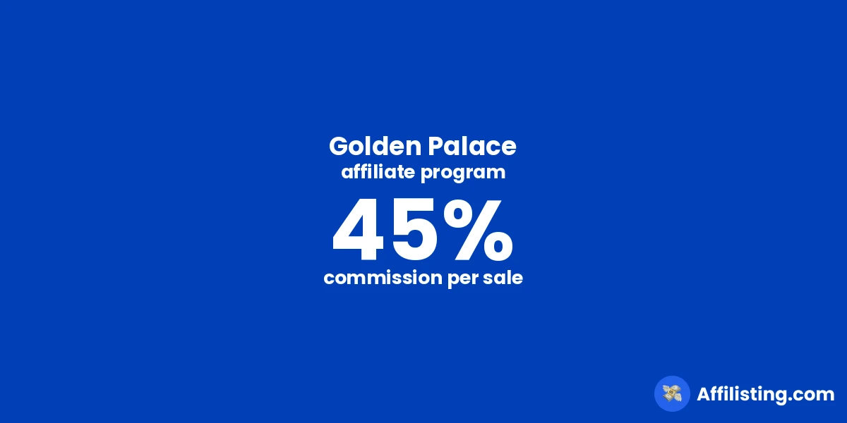 Golden Palace affiliate program
