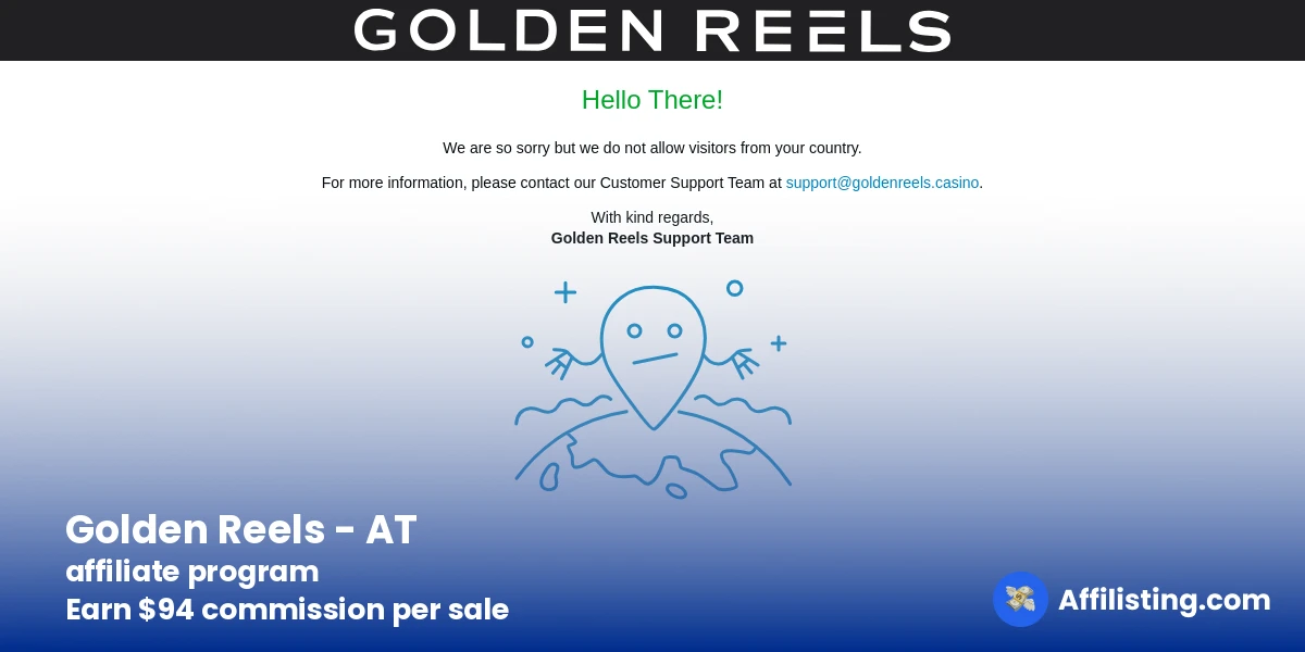 Golden Reels - AT affiliate program