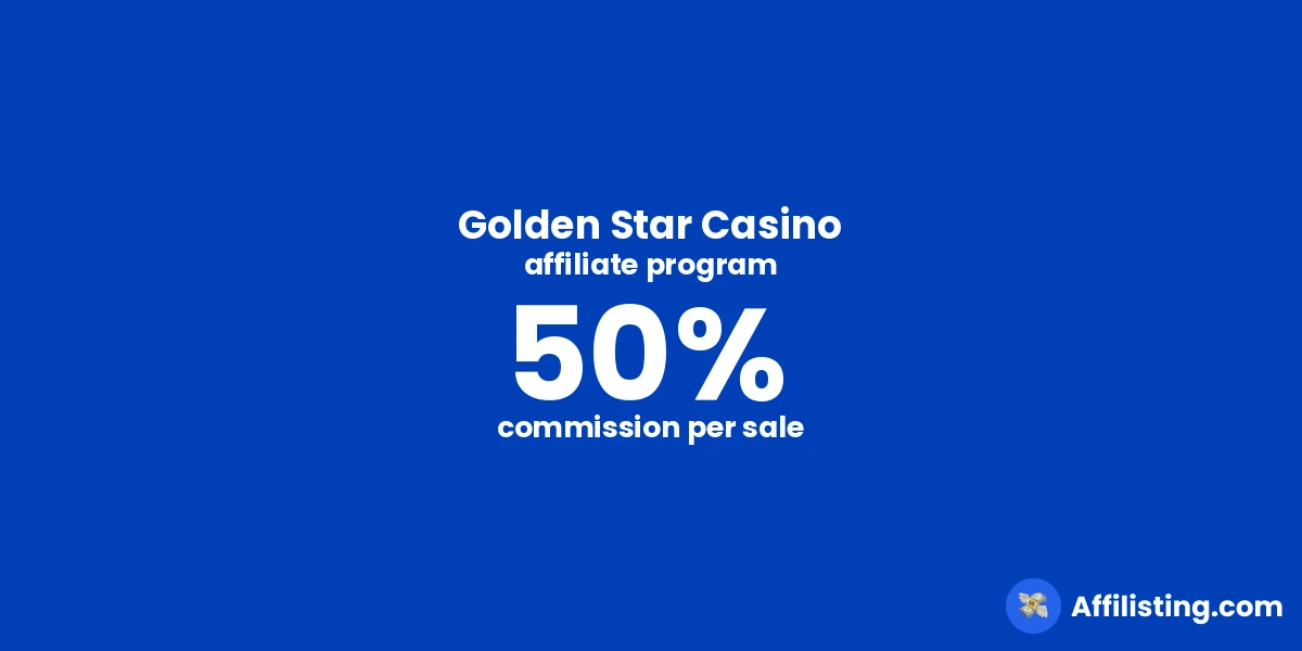 Golden Star Casino affiliate program