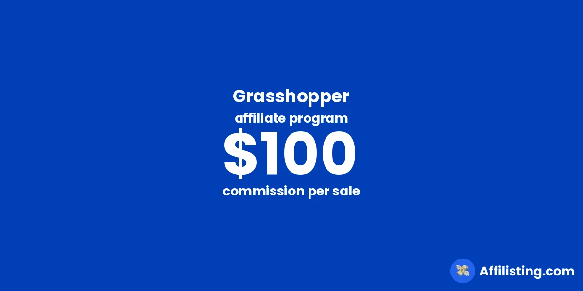 Grasshopper affiliate program