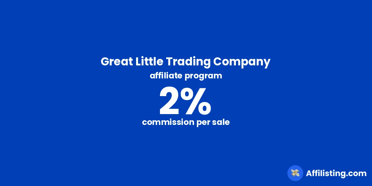 Great Little Trading Company affiliate program