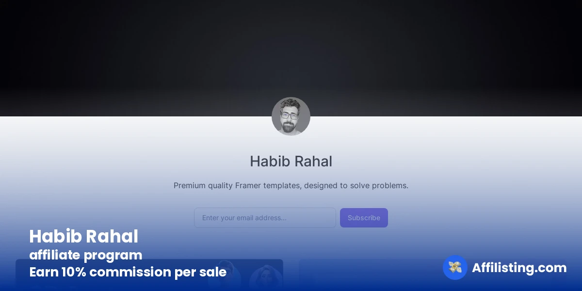 Habib Rahal affiliate program