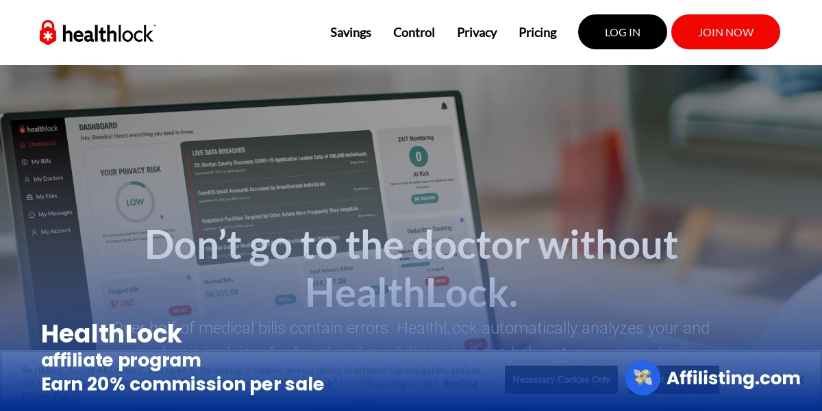 HealthLock affiliate program