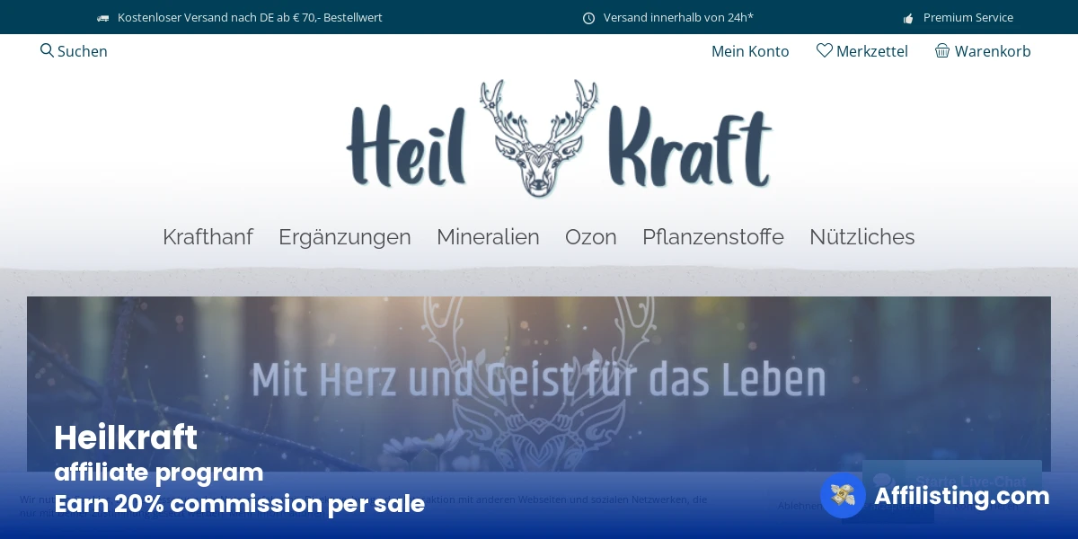 Heilkraft affiliate program