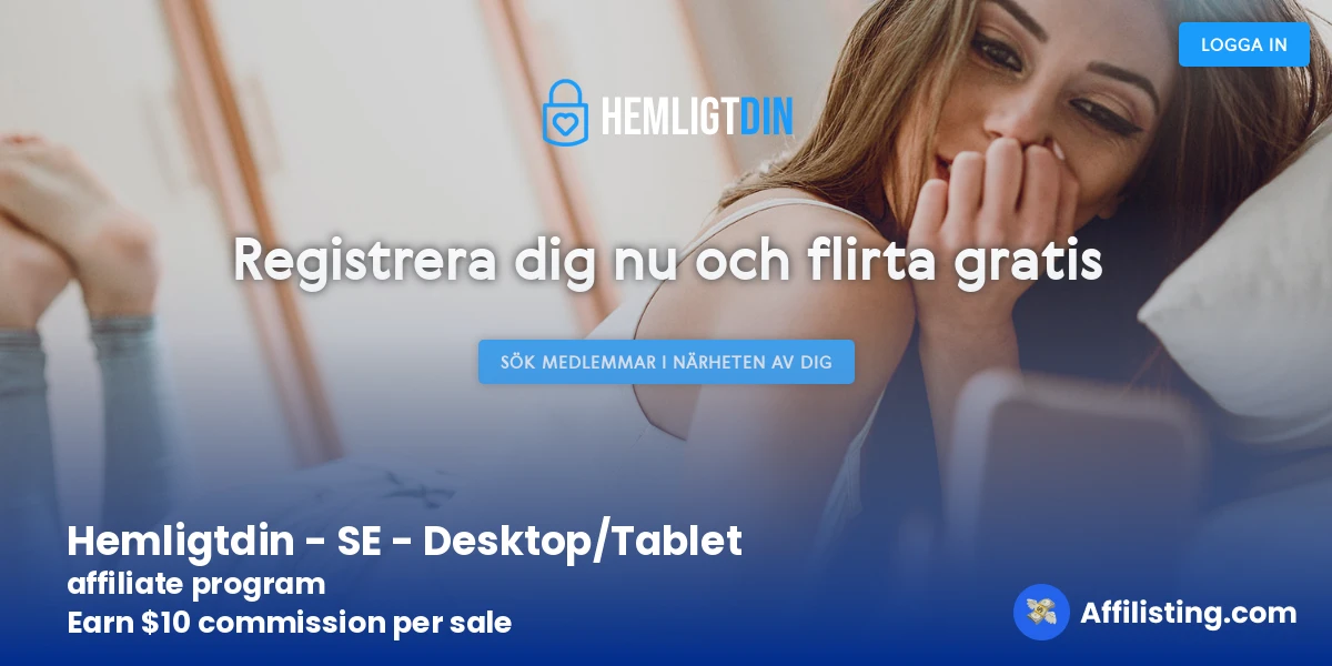 Hemligtdin - SE - Desktop/Tablet affiliate program