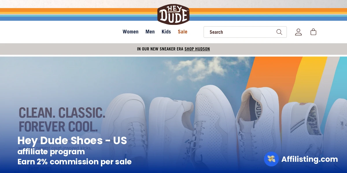Hey Dude Shoes - US affiliate program