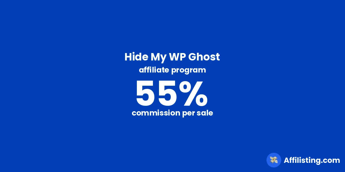 Hide My WP Ghost affiliate program