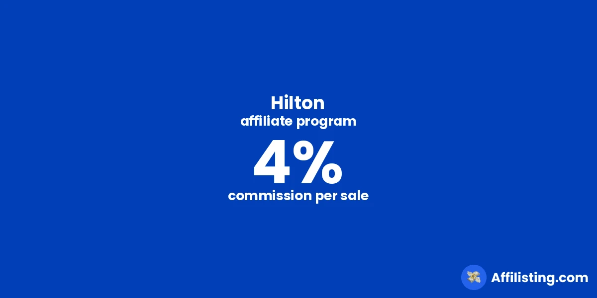 Hilton affiliate program