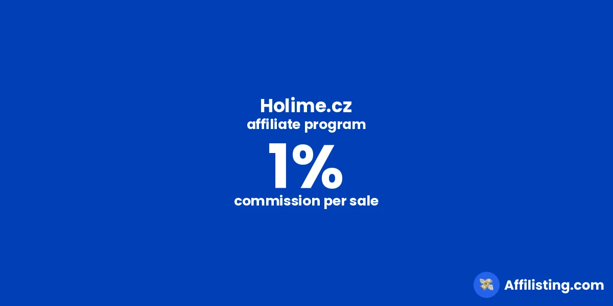 Holime.cz affiliate program