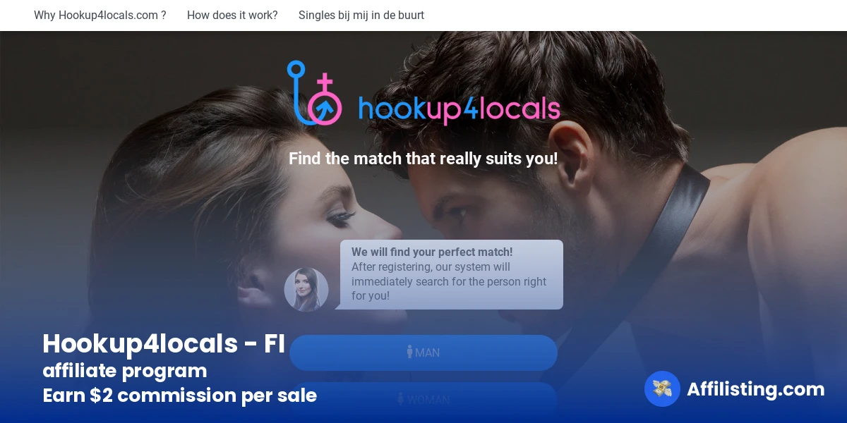 Hookup4locals - FI affiliate program