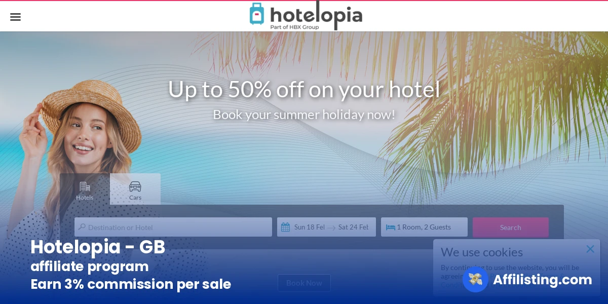 Hotelopia - GB affiliate program