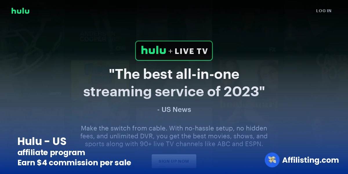 Hulu - US affiliate program