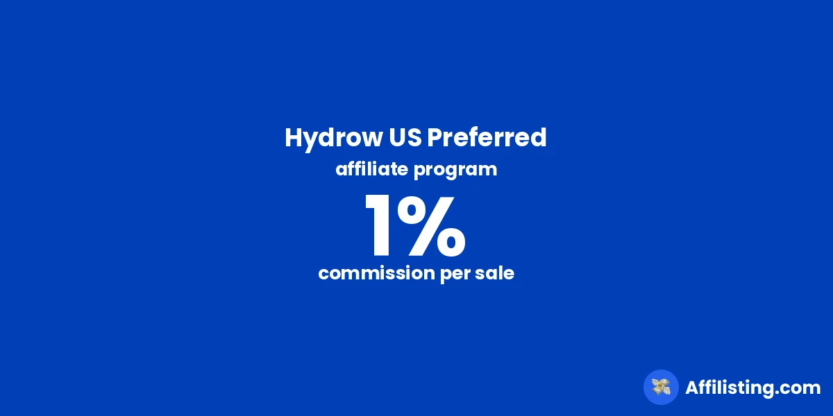 Hydrow US Preferred affiliate program