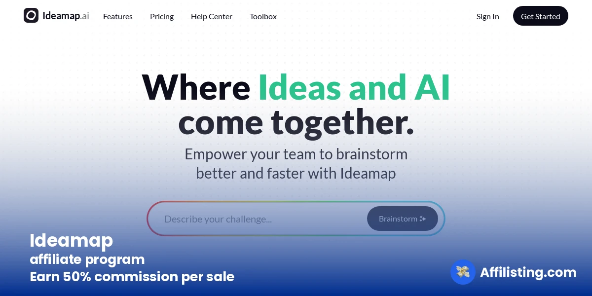Ideamap affiliate program