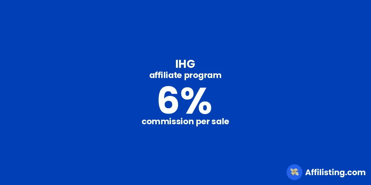 IHG affiliate program