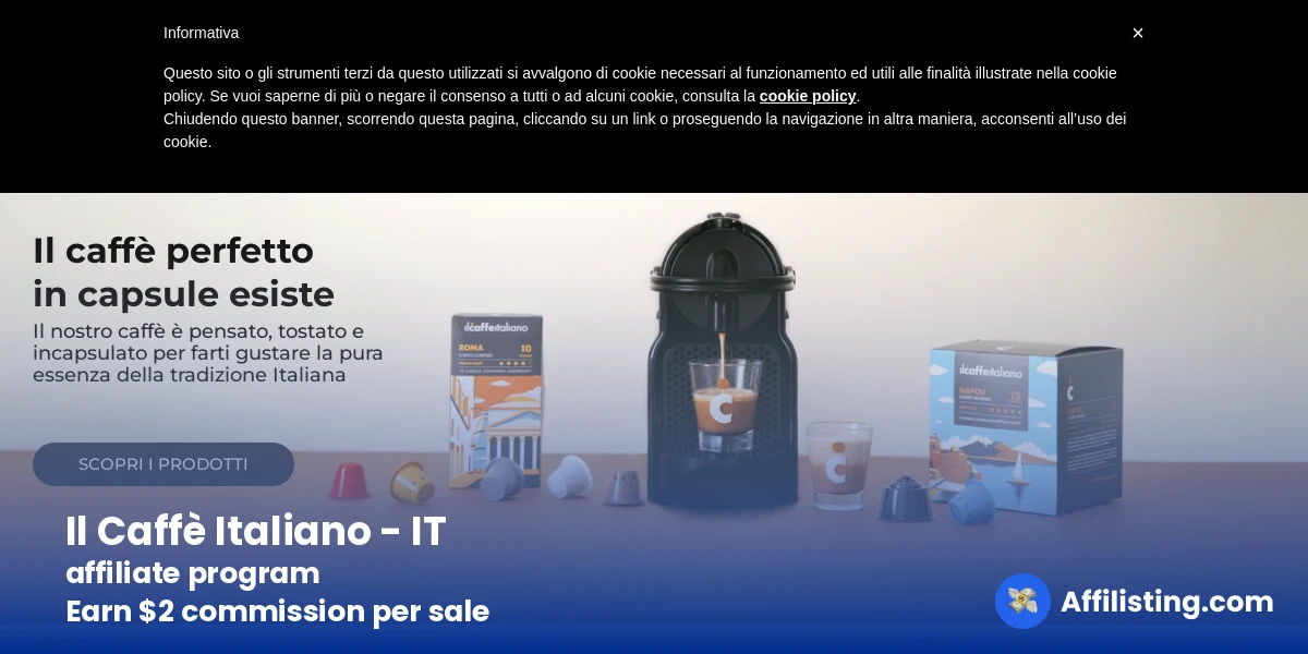 Il Caffè Italiano - IT affiliate program
