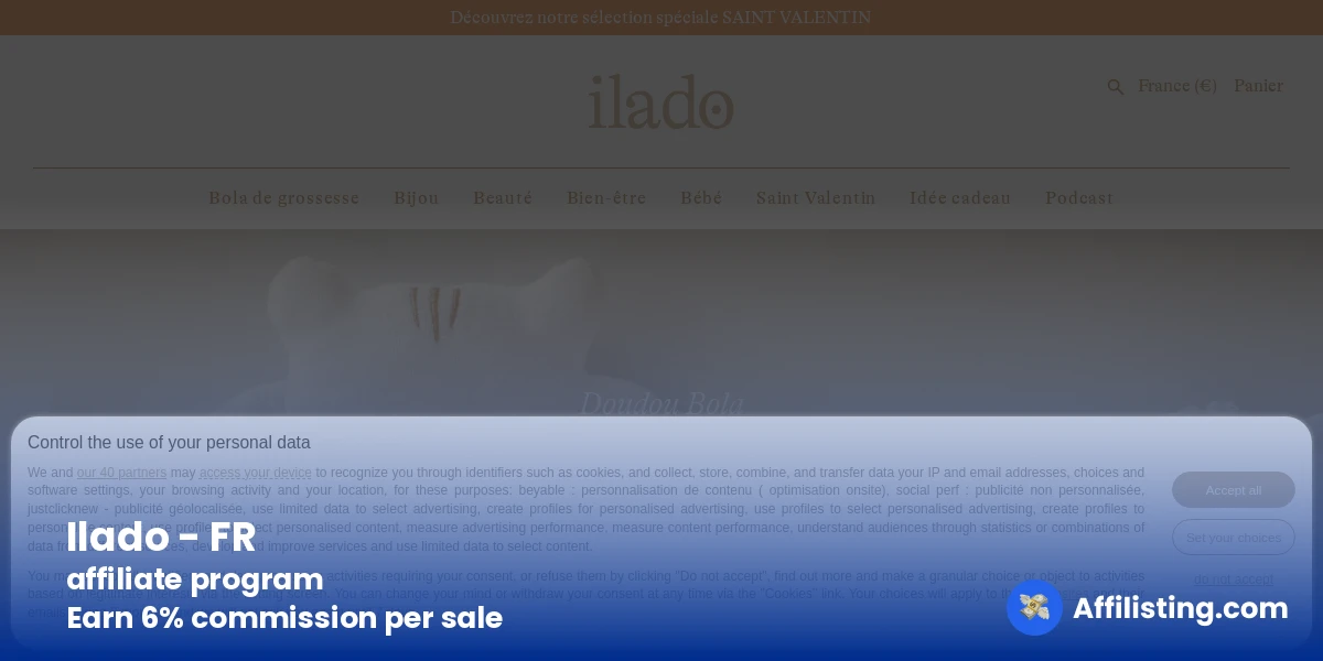 Ilado - FR affiliate program