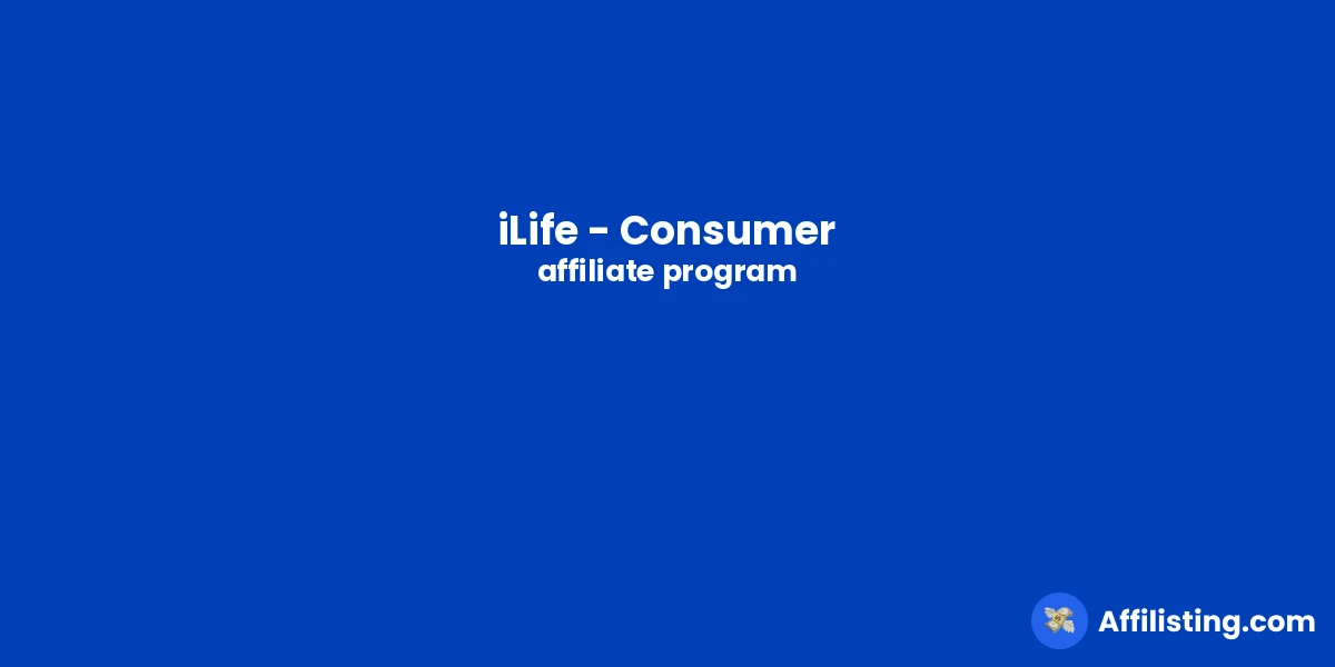 iLife - Consumer affiliate program