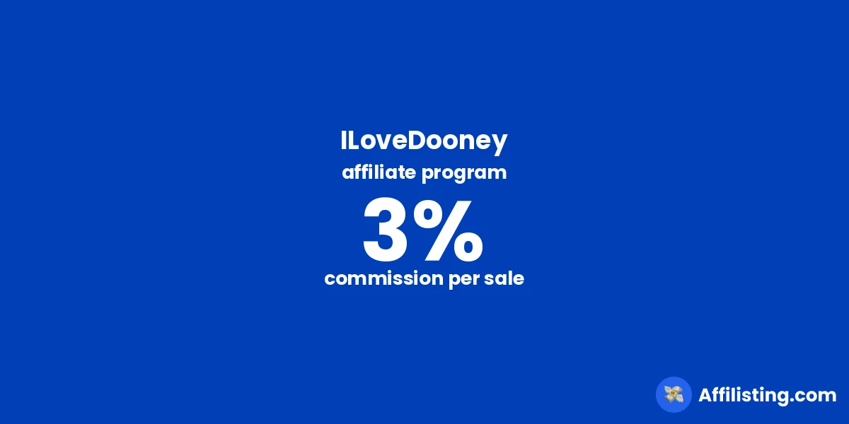 ILoveDooney affiliate program