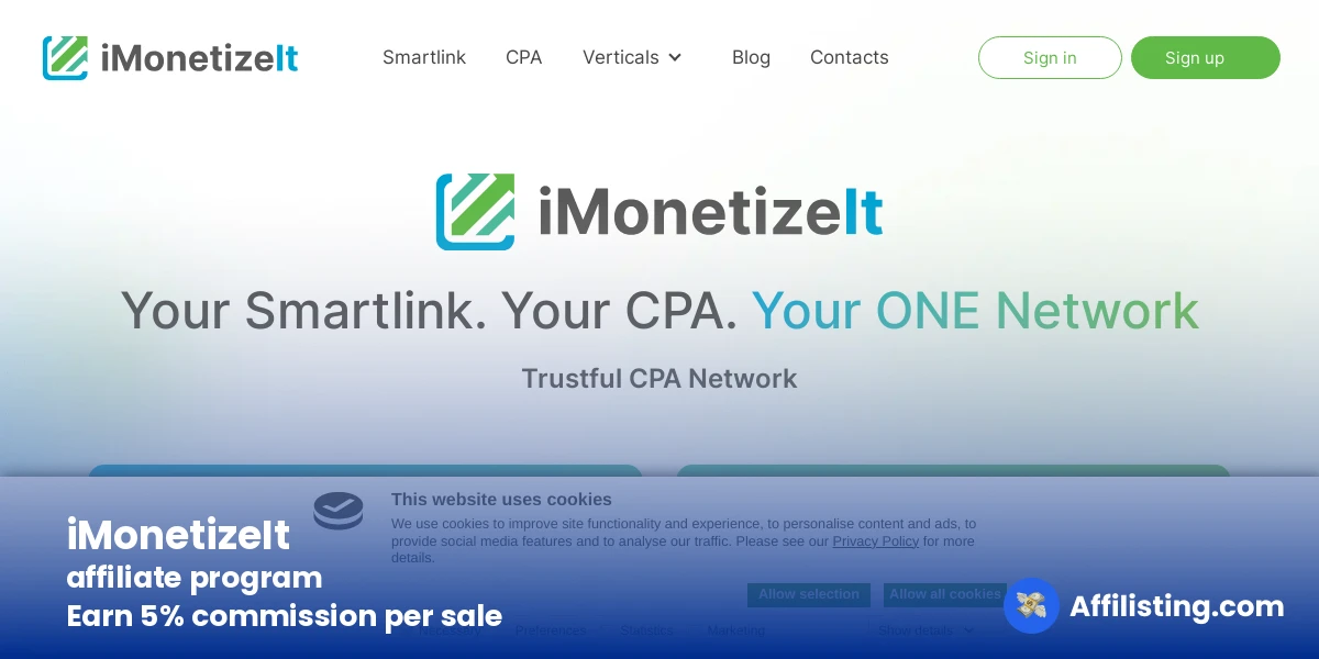 iMonetizeIt affiliate program