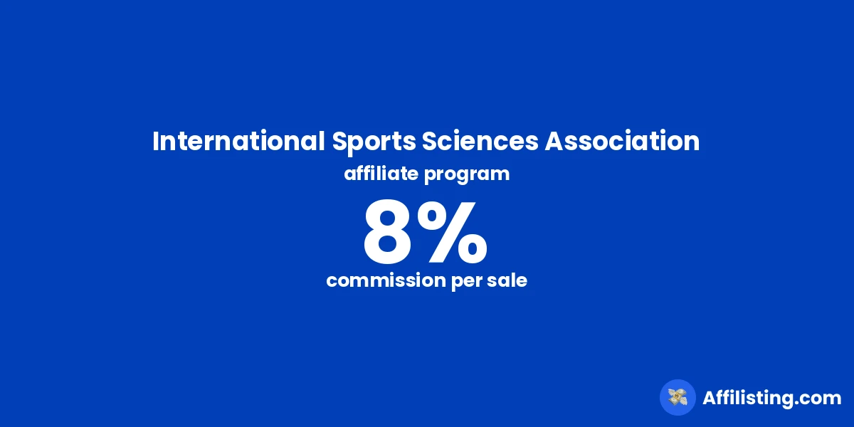 International Sports Sciences Association affiliate program