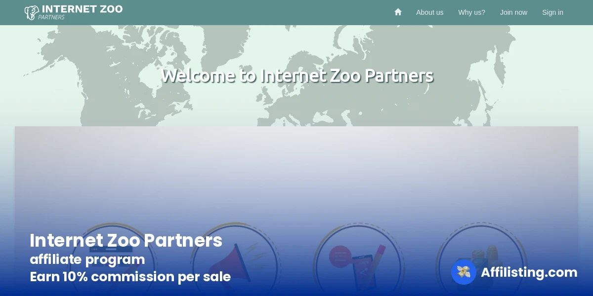 Internet Zoo Partners affiliate program