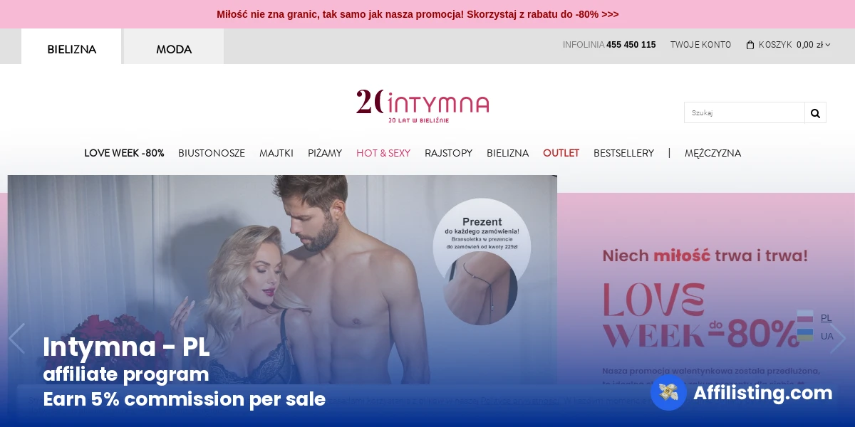 Intymna - PL affiliate program