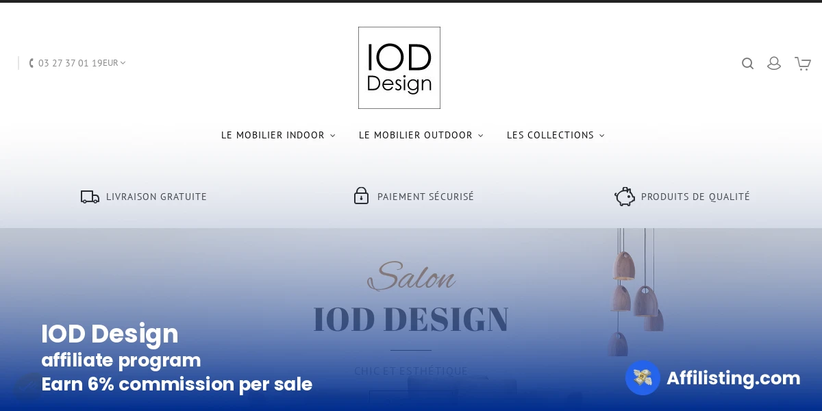 IOD Design affiliate program