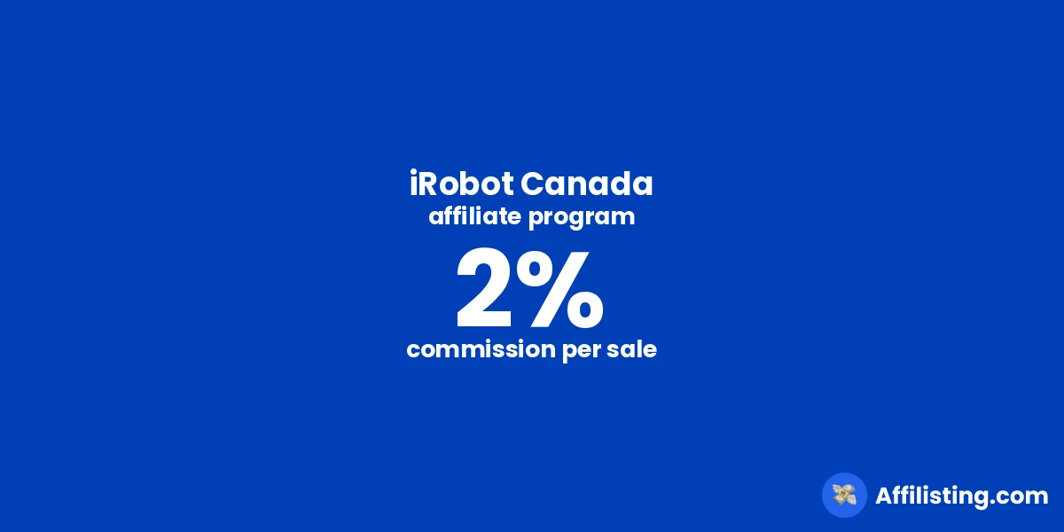 iRobot Canada affiliate program
