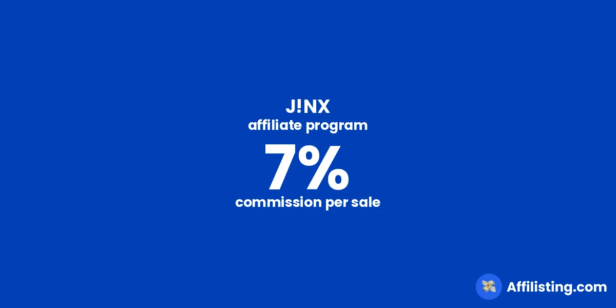 J!NX affiliate program