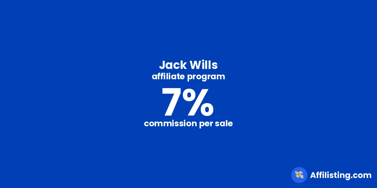 Jack Wills affiliate program